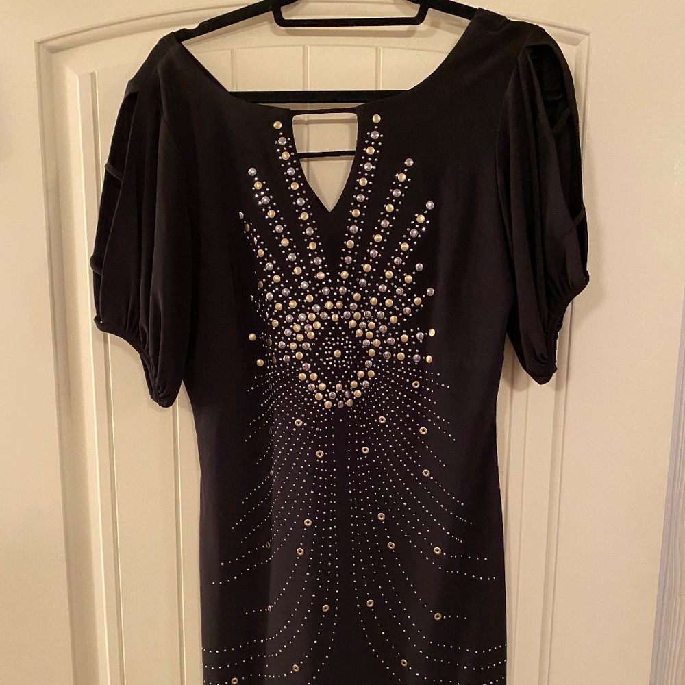 Absolutely gorgeous black beaded dress
